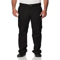 Dickies Men's Regular Straight Flex Twill Cargo Pant, Black, 30W x 30L