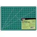 US Art Supply 12 x 18 GREEN/BLACK Professional Self Healing 5-Ply Double Sided Durable Non-Slip PVC Cutting Mat Great for Scrapbooking Quilting Sewing and all Arts & Crafts Projects (Choose Green/Black or Pink/Blue Below)