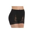 Ahh By Rhonda Shear Women's Pin Up Lace Control Full Coverage Panty - Black - 1X Plus