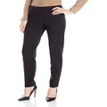 Calvin Klein Women's Lux Highline Pant (Petite, Standard, & Plus), Black, 14