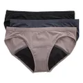 Hanes Women's Fresh & Dry Bikini Underwear 3-Pack, Assorted, 7