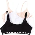 Bonds Girls’ Underwear Hispter Scoop Crop - 3 Pack, Pack 1 (3 Pack), 8/10