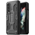 VRS DESIGN Terra Guard for Galaxy Z Fold 3, Semi-Auto Hinge Protective Case Compatible with Galaxy Z Fold 3 5G (2021)