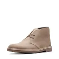 Clarks Men's Bushacre 2 Chukka Boot, Taupe Distressed Suede, 12 US