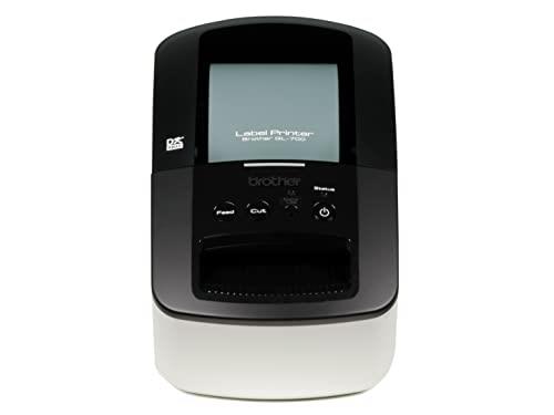 Brother QL-700 Label Maker, USB 2.0, Address Label Printer, Desktop, Up to 62mm Wide Labels Black Compact
