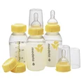 Medela Breastmilk Bottles, BPA Free, Wide Base, 150ml Slow Flow Teat, Pack of 3