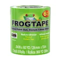 FrogTape Multi-Surface Painter's Tape, Green.94 Inches x 60 Yards, 6 Pack (240659)