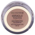Max Factor Miracle Touch Foundation SPF 30-85 Caramel by Max Factor for Women - 0.4 oz Foundation, 12 ml (Pack of 1)