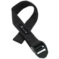 ProsourceFit Cinch Buckle Yoga Strap, Durable Cotton 8ft. x 1.5in for Stretching, Flexibility, Holding Yoga Poses and Physical Therapy, Black