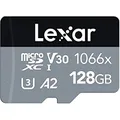 Lexar Professional 1066x microSDHC/SDXC SDMI Card, 128 GB Capacity