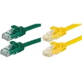 Astrotek Cat 6 Premium RJ45 Ethernet LAN UTP Patch Cable & CAT6 Premium RJ45 Ethernet Network LAN UTP Patch Cord Cable, 50 cm Length, Yellow (AT-RJ45YELU6-05M)