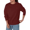 Champion Men's Powerblend Pullover Sweatshirt, Maroon, XX-Large