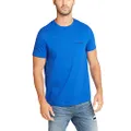 NAUTICA Men's Short Sleeve Solid Crew Neck T-shirt T Shirt, Bright Cobalt Solid, X-Large US