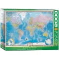 EUROGRAPHICS Map of The World 2000-Piece Puzzle (8220-0557)