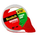 Scotch Tough Grip Moving Packaging Tape, 1.88" x 54.6 yd, Strong Hold on All Box Types Including Recycled, Secures Boxes up to 80 lbs, 1.88" x 54.6 yd, 3" Core, Clear, 1 Dispensered Roll (3500-RD)
