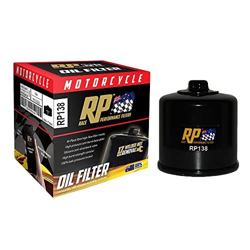 RP Filters RP138 Motorcycle Oil Filter Black