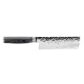 Shun Cutlery Premier Grey Nakiri Knife with Saya 5.5", Ideal Chopping Knife for Vegetables and All-Purpose Chef Knife, Professional Nakiri Knife, Handcrafted Japanese Kitchen Knife