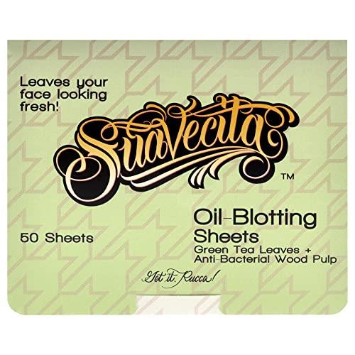 Suavecito Green Tea Leaf Oil-Blotting Sheets For Unisex 50 Pc Sheets