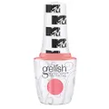 Gelish Professional Show Up and Glow Up Soak-Off Gel Polish, Bright Pink Shimmer, 15 ml