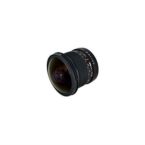 Rokinon HD8M-C 8mm f/3.5 HD Fisheye Lens with Removeable Hood for Canon DSLR 8-8mm, Fixed-Non-Zoom Lens
