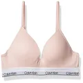 Calvin Klein Girls' Big Seamless Hybrid Bra, Crystal Pink, (32) 32A