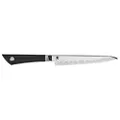 Shun Cutlery Sora Utility Knife 6", Narrow, Straight-Bladed Kitchen Knife Perfect for Precise Cuts, Ideal for Preparing Sandwiches or Trimming Small Vegetables, Handcrafted Japanese Knife