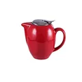 Avanti Camelia Ceramic Teapot, Fire Engine Red, 15284