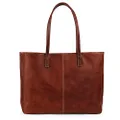 Londo Genuine Leather Tote Bag (Brown)