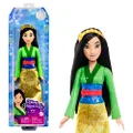 Disney Princess Dolls, New for 2023, Mulan Posable Fashion Doll with Sparkling Clothing and Accessories, Disney Movie Toys