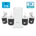 Swann AllSecure650 2K Wireless Security Kit with 4X Wire-Free Cameras - 650KH4SEN