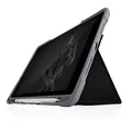 STM Dux Plus Duo for iPad Case for 7th/8th/9th Gen 10.2-inch ipad case - Maximum Protection TPU with Polycarbonate Back, Storage for Apple Pencil or Logitech Crayon with Magnetic On/Off Cover- Black