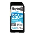 Kingston 256 GB Canvas Go Plus 170MB/s Read SD Memory Card