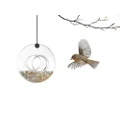 EVA SOLO | Bird Feeder | Mouth-Blown Glass – Easy to Clean | Outdoor Patio & Garden | Several Attachment Options | Drain Hole to Prevent Feed from Freezing