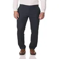 Calvin Klein Men's Slim Fit Dress Pant, Navy, 33W x 32L