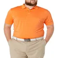 Callaway Men's Vent Short Sleeve Open Mesh Polo Shirt, Carrot, Small