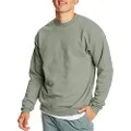 Hanes Men's EcoSmart Fleece Sweatshirt, Stonewashed Green, Small