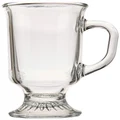 Anchor Hocking Irish Coffee Glass Coffee Mugs, 8 oz (Set of 12), Crystal Clear - 69738