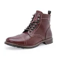Red Tape Men's Classic Ankle Boots - Elevated Look, Utmost Comfort, Firm Grip, Slip -Resistance, Shock Absorption,Soft-Cushioned Insole, Model RTE3192, Bordo, UK8/US9