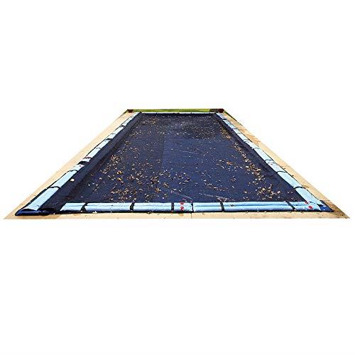 Blue Wave BWC562 18-ft x 36-ft Rectangular Leaf Net In Ground Pool Cover, Black