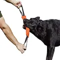 Dingo Gear Nylcot Bite Tug for Dog Training K9 IGP & Fun 2 Handles Orange 28 x 7 cm