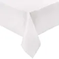 Amazon Basics Square Washable Polyester Fabric Tablecloth - 132.08 x 132.08 CM, Ivory, Pack of 2