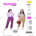 Burda 6101 Misses' Sewing Pattern Trousers and Pants, Size 8-10-12-14-18