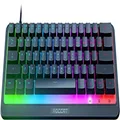 ROCCAT Magma Mini - 60% RGB Gaming Keyboard with 5 Programmable Lighting Zones, Membrane Key switches, Programmable Function Layers, Anti-Ghosting, Spill Resistant - Black