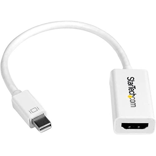StarTech.com MDP2HD4KSW Mini DisplayPort to HDMI 4K Audio/Video Converter, White