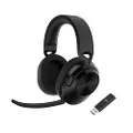 CORSAIR HS55 Wireless Gaming Headset - Low-Latency 2.4GHz Wireless or Bluetooth, Dolby Audio 7.1 Surround Sound, Lightweight, Omni-Directional Microphone, On-Ear Audio Controls - Carbon