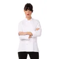Chef Works Women's Le Mans Chef Jacket, White, XX-Large