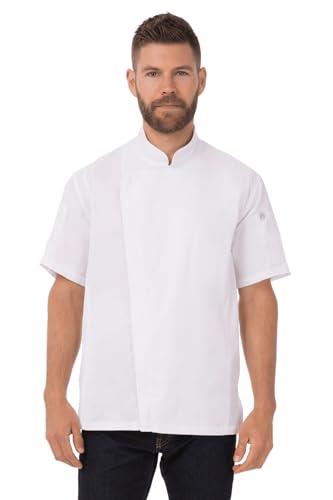 Chef Works Men's Springfield Chef Jacket, White, Small