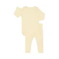 Bonds Baby Pointelle Long Sleeve Bodysuit And Legging Set, Post Yellow, 00000 (Premature)
