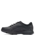 Rockport Mens Chranson Lace-Up Shoes Fashion-Sneakers, Black, 9 US Wide