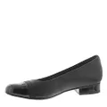 Clarks Womens Juliet Monte Fashion Sandals Pump, Black Leather/Synthetic, 8.5 US